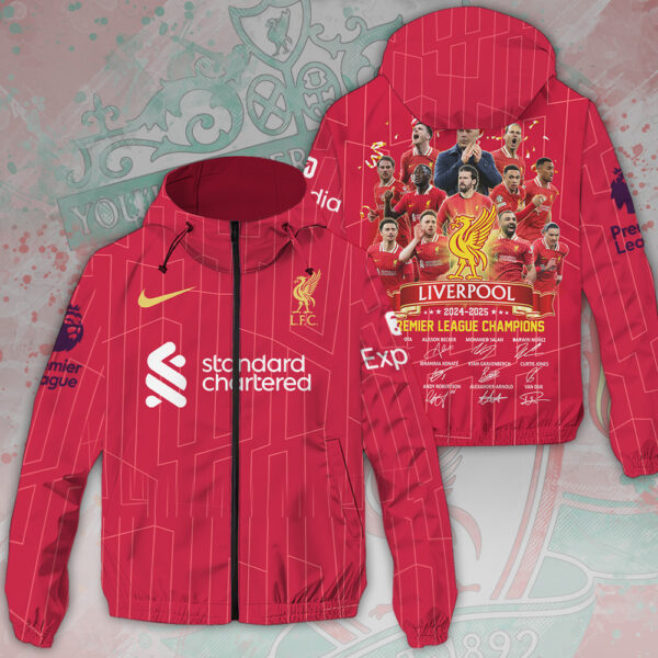 Liverpool FC 3D Windbreaker Jacket - MAITM 10792