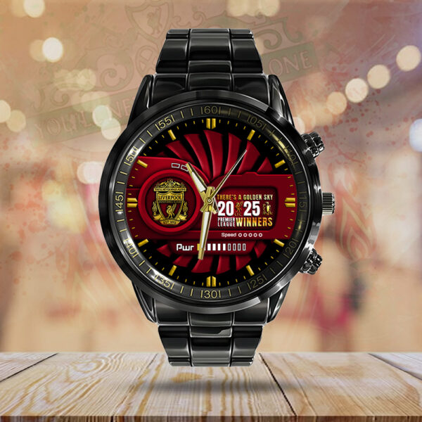 Liverpool FC Black Stainless Steel Watch - MAITM 10864