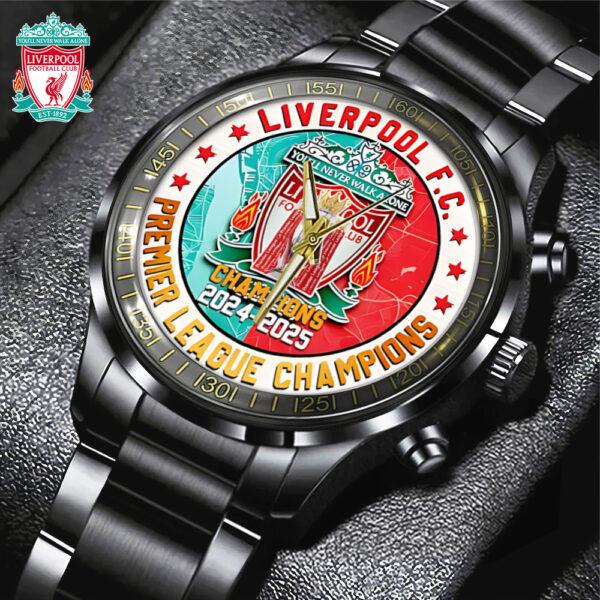 Liverpool FC Black Stainless Steel Watch - TANTN 12222
