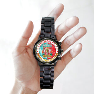 Liverpool FC Black Stainless Steel Watch - TANTN 12222