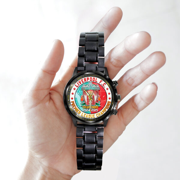 Liverpool FC Black Stainless Steel Watch - TANTN 12222
