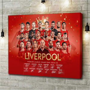 Liverpool FC Rectangle Canvas With Inner Frame – HOATT 10120