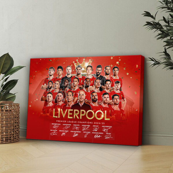 Liverpool FC Rectangle Canvas With Inner Frame – HOATT 10120