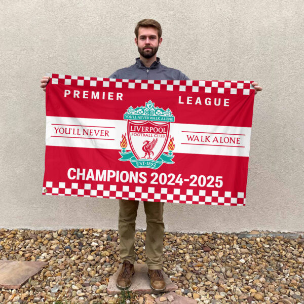 Liverpool FC 3D House Flag - TANTN 12191