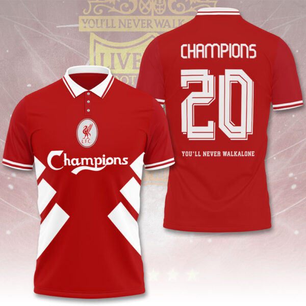 Liverpool FC 3D Polo Shirt - GNE 3288