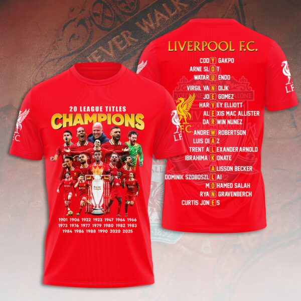 Liverpool FC 3D Apparel – HOATT 10107