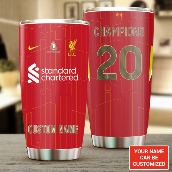 Personalized Liverpool FC Tumbler Cup - TANTN 12409