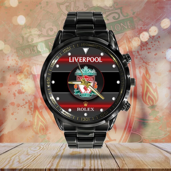 Liverpool FC x Rolex Black Stainless Steel Watch - MAITM 10610