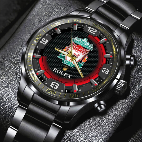 Liverpool FC x Rolex Black Stainless Steel Watch - MAITM 10758