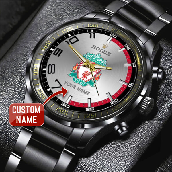Personalized Liverpool FC x Rolex Black Stainless Steel Watch - MAITM 10612