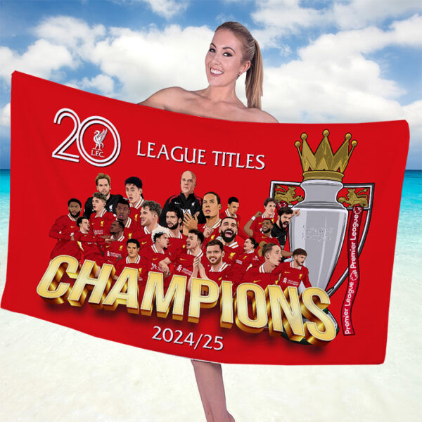 Liverpool FC Rectangle Beach Towel - TANTN 12189