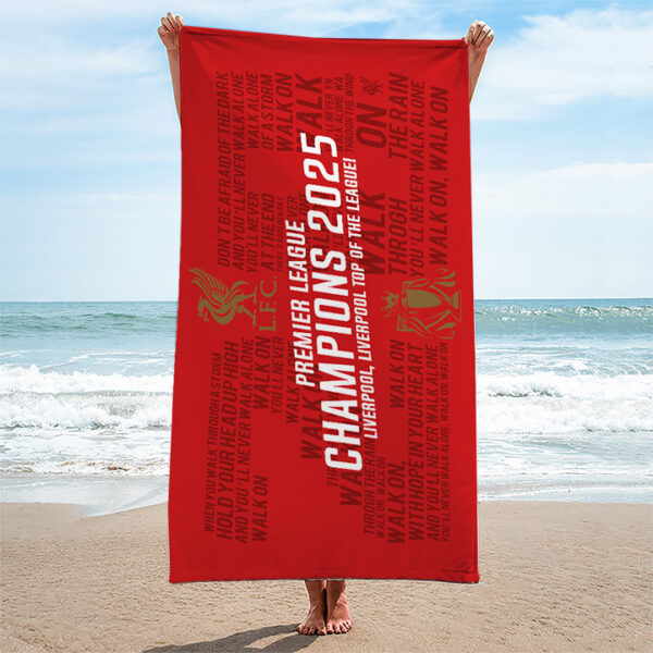 Liverpool FC Rectangle Beach Towel - TANTN 12415