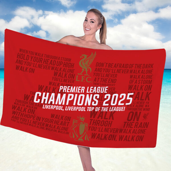 Liverpool FC Rectangle Beach Towel - TANTN 12415