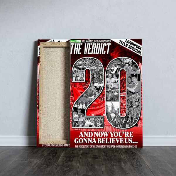 Liverpool FC Rectangle Canvas With Inner Frame - TANTN 12413