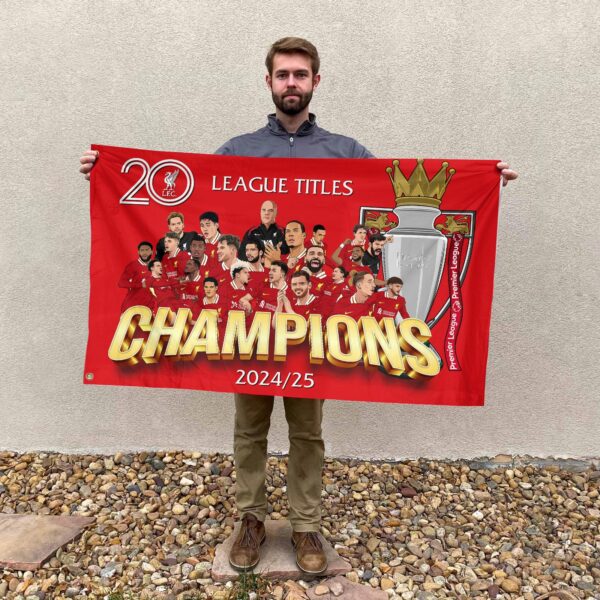 Liverpool FC 3D House Flag - TANTN 12188