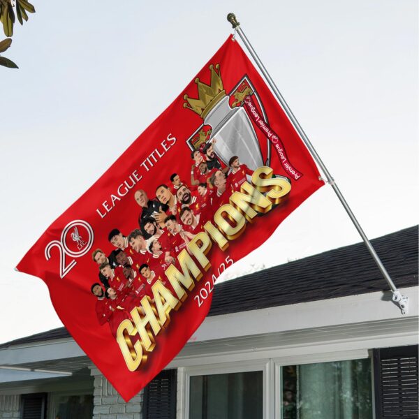 Liverpool FC 3D House Flag - TANTN 12188