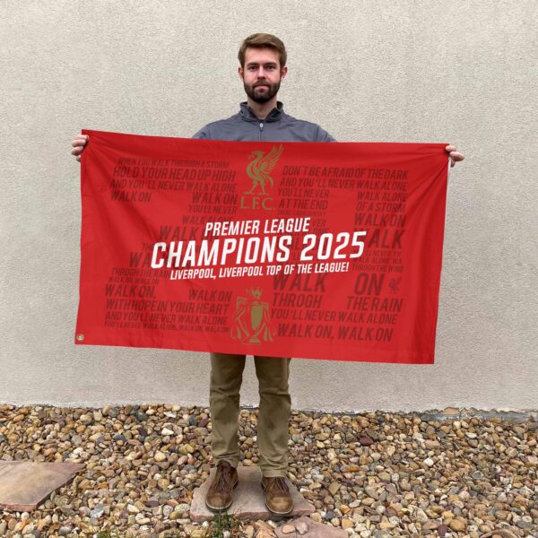 Liverpool FC 3D House Flag - TANTN 12402