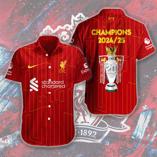 Liverpool FC Short Sleeve Dress Shirt – HOATT 9974.1
