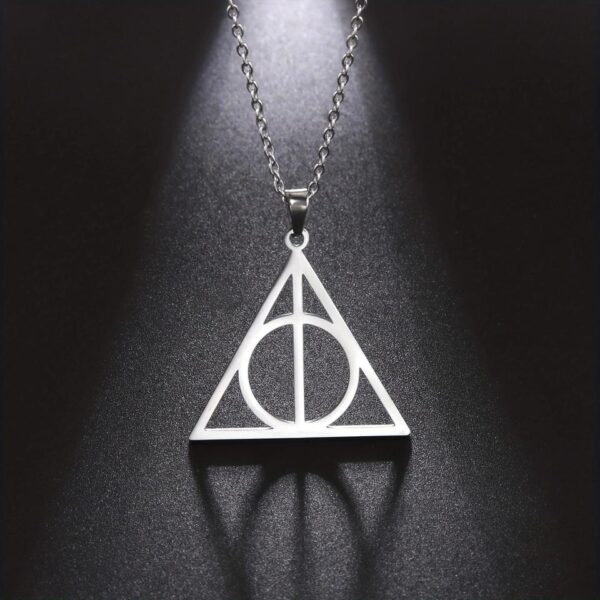 Harry Potter Stainless Steel Deathly Hallows Necklace - MAITM DROP103