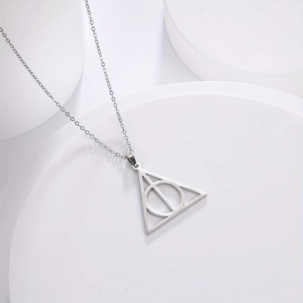 Harry Potter Stainless Steel Deathly Hallows Necklace - MAITM DROP103