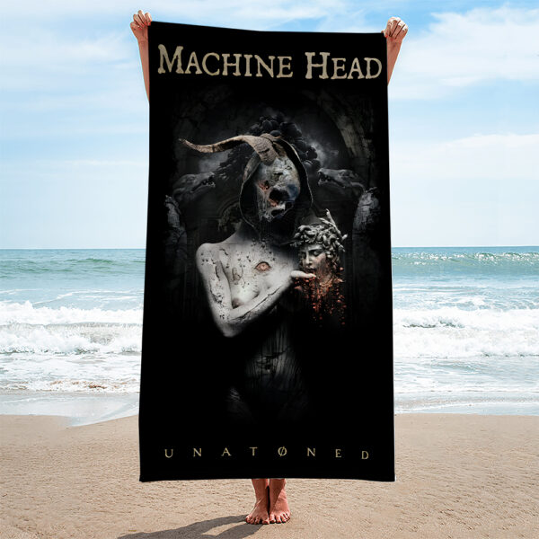 Machine Head Rectangle Beach Towel - MAITM 10704
