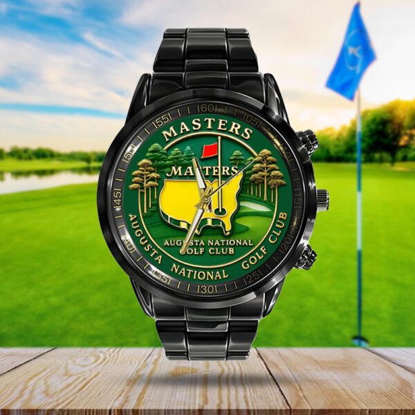 Golf Masters Tournament Black Stainless Steel Watch - MAITM 10741