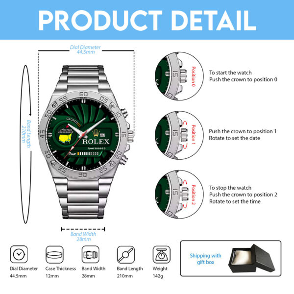Golf Masters Tournament x Rolex Gentleman Stainless Steel Watch - MAITM 10531