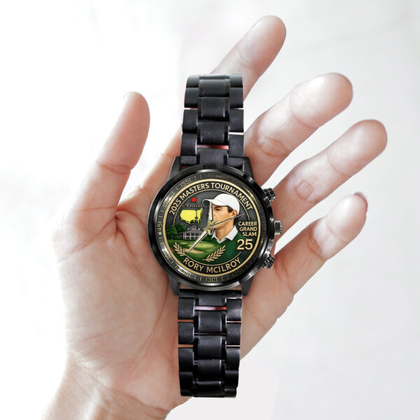 Golf Masters Tournament x Rory McIlroy Black Stainless Steel Watch - MAITM 10740