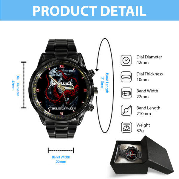 MET Band Black Stainless Steel Watch - GNE NEW214