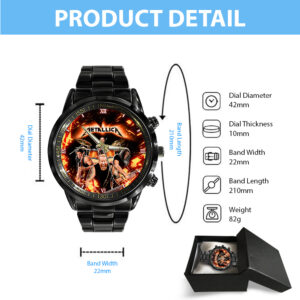 MET Band Black Stainless Steel Watch - GNE NEW220