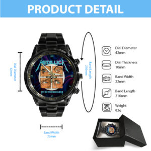 MET Band Black Stainless Steel Watch - GNE NEW224