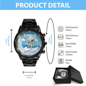 MET Band Black Stainless Steel Watch - GNE NEW225