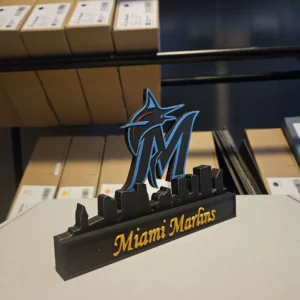 Miami Marlins 3D Printed Decorative Plaque - GNE DROP586