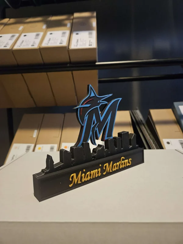 Miami Marlins 3D Printed Decorative Plaque - GNE DROP586