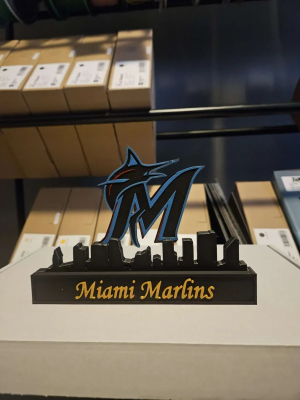 Miami Marlins 3D Printed Decorative Plaque - GNE DROP586
