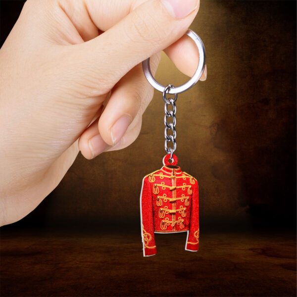 Michael Jackson Custom Shape 2-sided Keychain - HOATT 9625