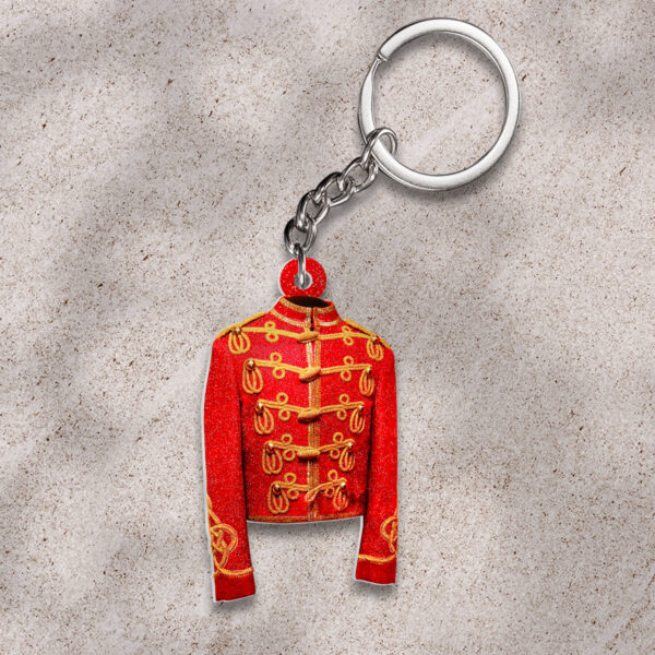 Michael Jackson Custom Shape 2-sided Keychain - HOATT 9625