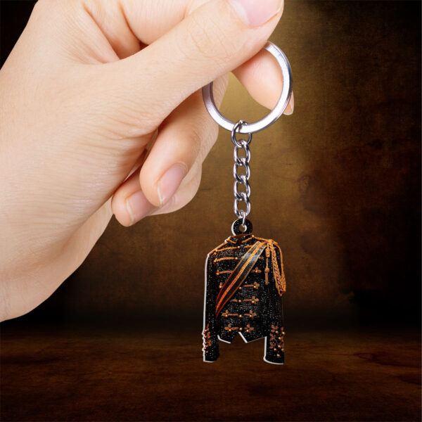 Michael Jackson Custom Shape 2-sided Keychain - HOATT 9626
