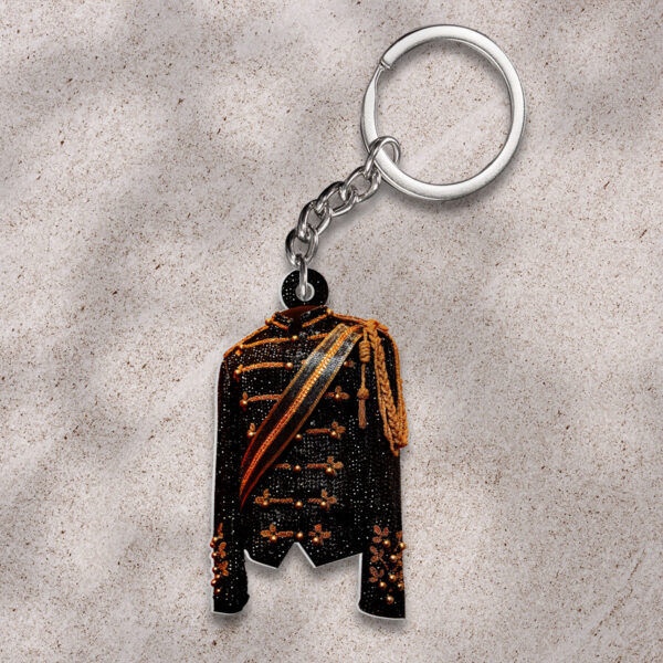 Michael Jackson Custom Shape 2-sided Keychain - HOATT 9626