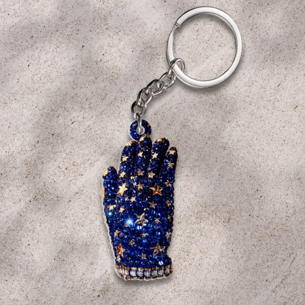 Michael Jackson Custom Shape 2-sided Keychain - HOATT 9627