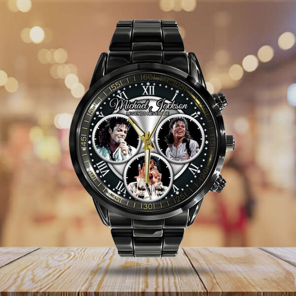 Michael Jackson Black Stainless Steel Watch - HOATT 9928