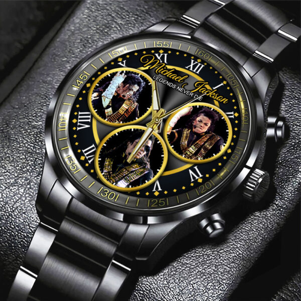 Michael Jackson Black Stainless Steel Watch - HOATT 9929