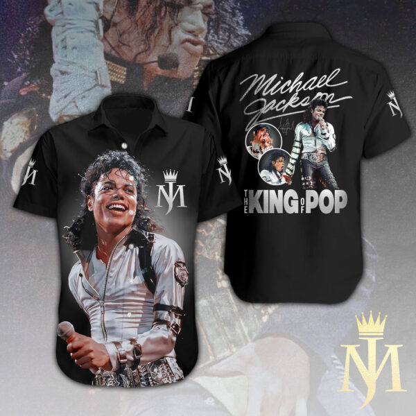 Michael Jackson Short Sleeve Dress Shirt – HOATT 9566.1