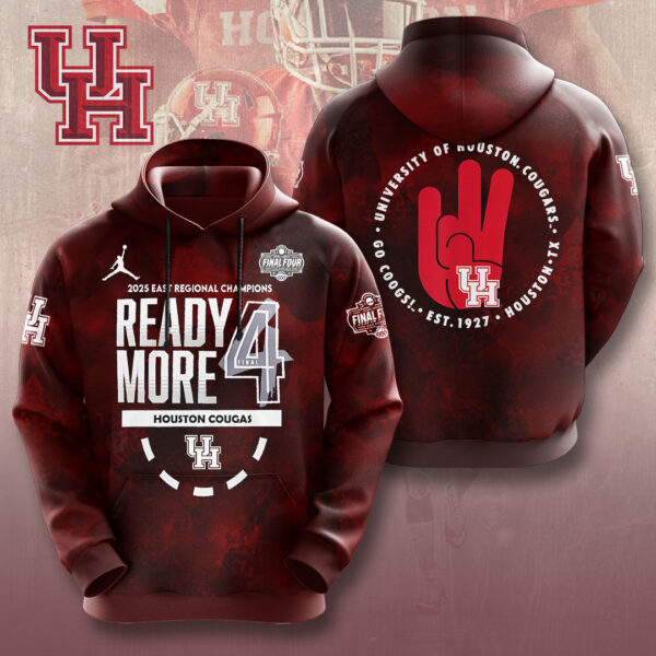 Houston Cougars Men's Basketball 3D Apparel - NGHIAVT 1933