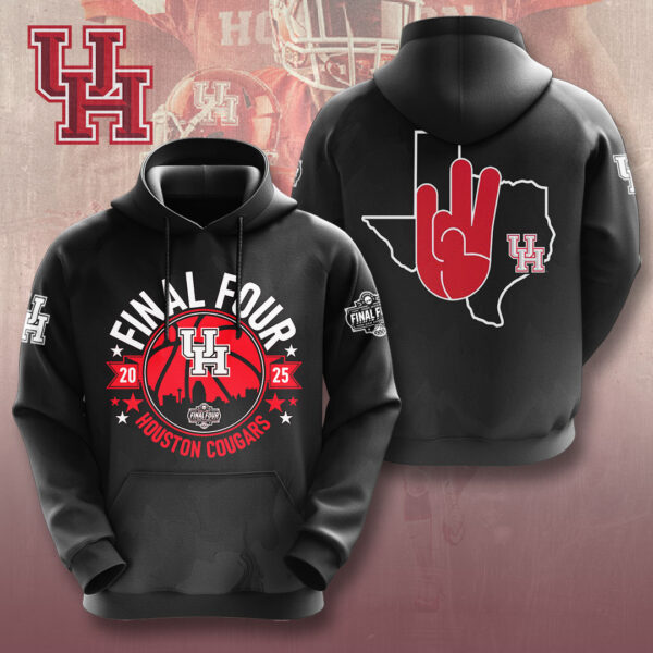 Houston Cougars Men's Basketball 3D Apparel - NGHIAVT 1934
