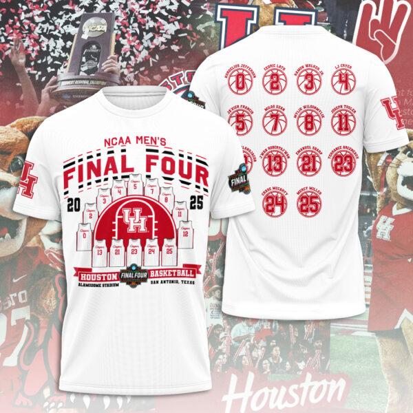 Houston Cougars Men's Basketball 3D Apparel - NGHIAVT 1937