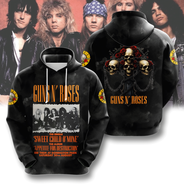Guns N’ Roses 3D Apparel - NGHIAVT 1956