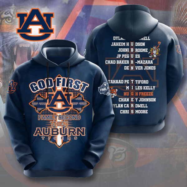 Auburn Tigers Men's Basketball 3D Apparel - NGHIAVT 1964
