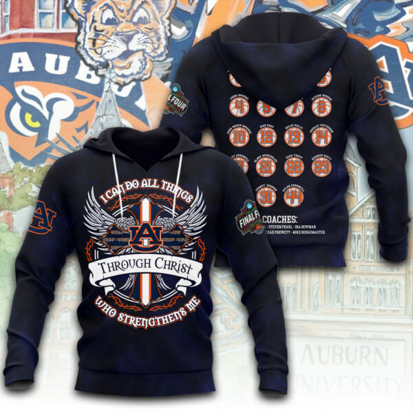 Auburn Tigers Men's Basketball 3D Apparel - NGHIAVT 1965