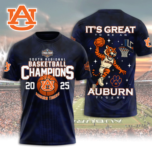 Auburn Tigers Men's Basketball 3D Apparel - NGHIAVT 1968